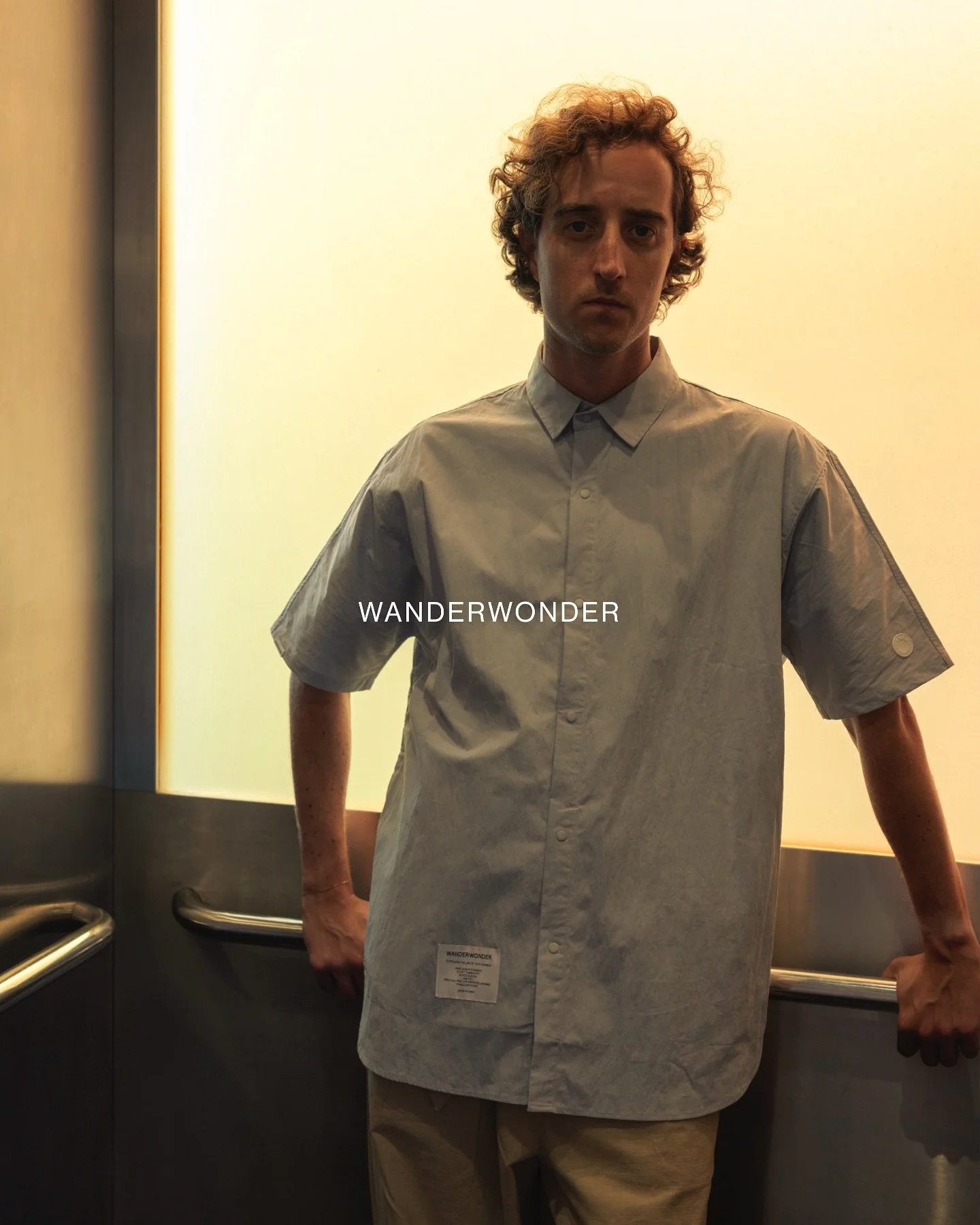 Short Sleeve Overshirt (Light Blue) 

100% cotton | Wrinkle resistant fabric | Silicon logo emblem | Relaxed fit | Snap button closure | Hidden side pockets near hem. 

Photos by @formpractice