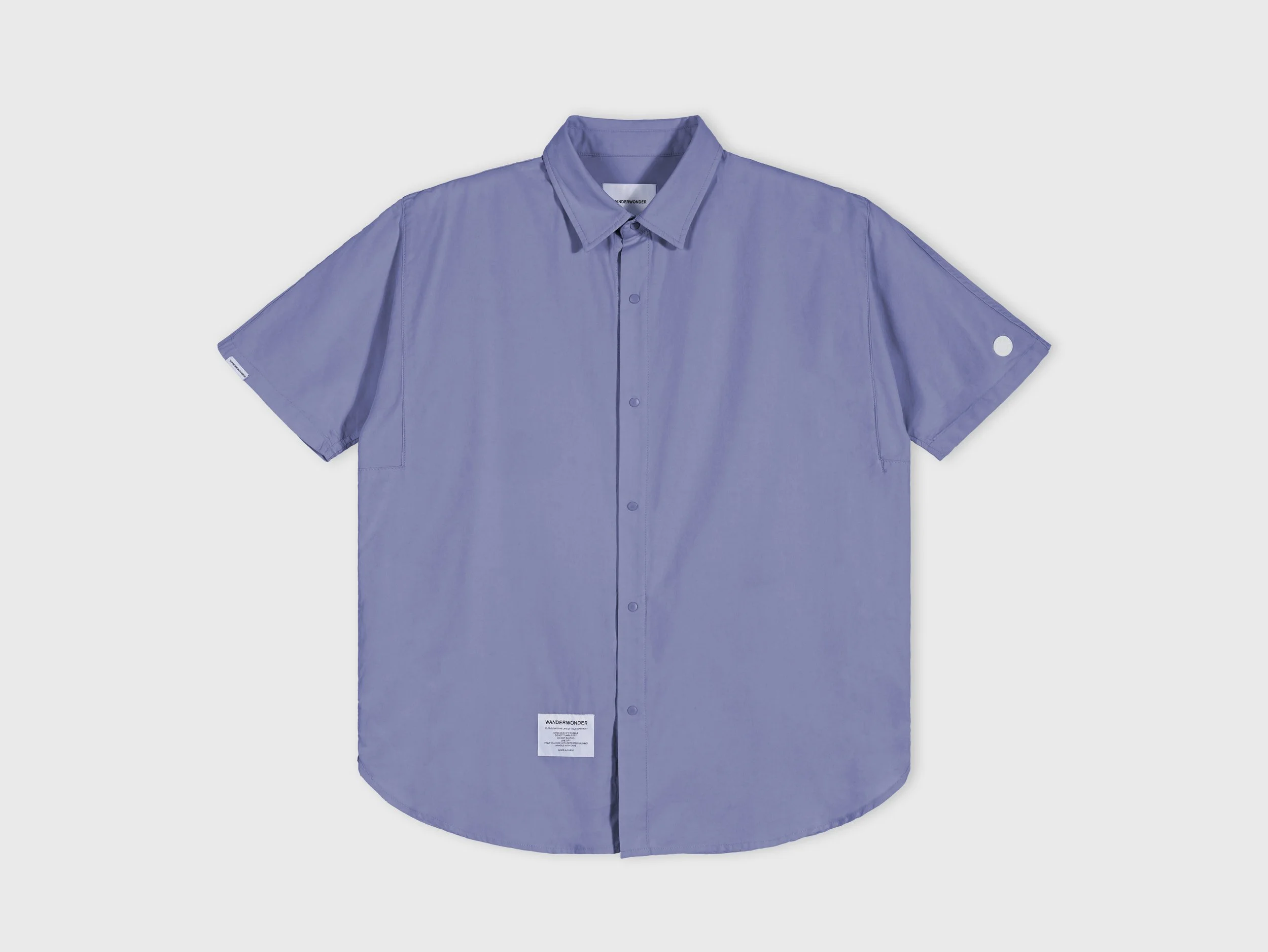 Short Sleeve OverShirt (Sax Blue)