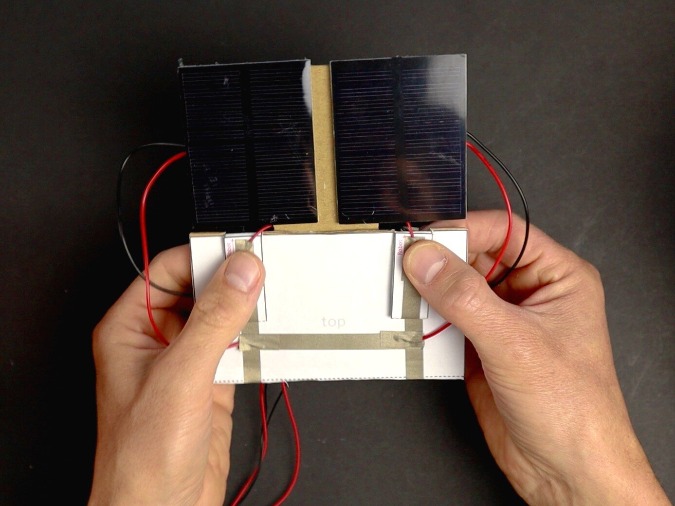 solar remote with two solar cells