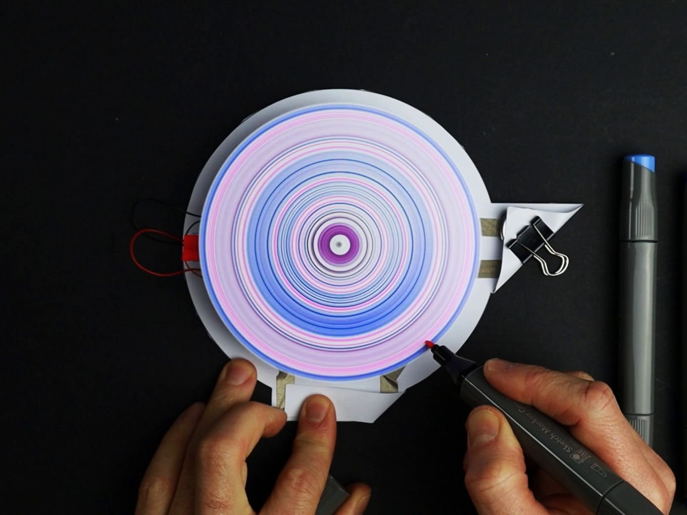 DIY Spin Art Robot for Kids — Volt, Paper, Scissors!