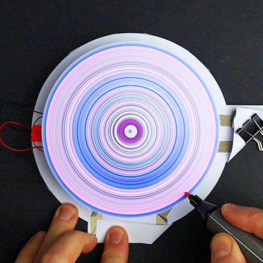 DIY Spin Art Machine 