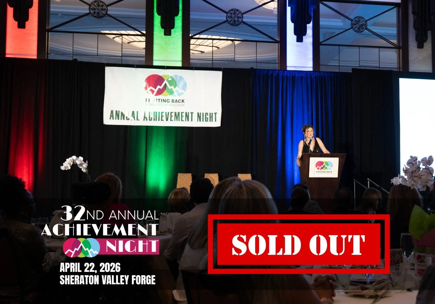 𝐖𝐞&rsquo;𝐫𝐞 𝐨𝐟𝐟𝐢𝐜𝐢𝐚𝐥𝐥𝐲 𝐒𝐎𝐋𝐃 𝐎𝐔𝐓! 🎉⁣
⁣
Thank you to our incredible community for filling the room for this year&rsquo;s Annual Achievement Night &mdash; your support means so much to the clients and families we serve.⁣
⁣
A specia