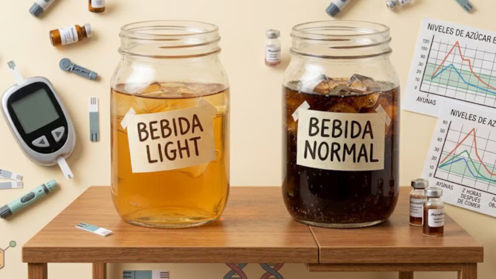 Azúcar o edulcorante: el dilema detrás de las bebidas y su impacto en la salud metabólica