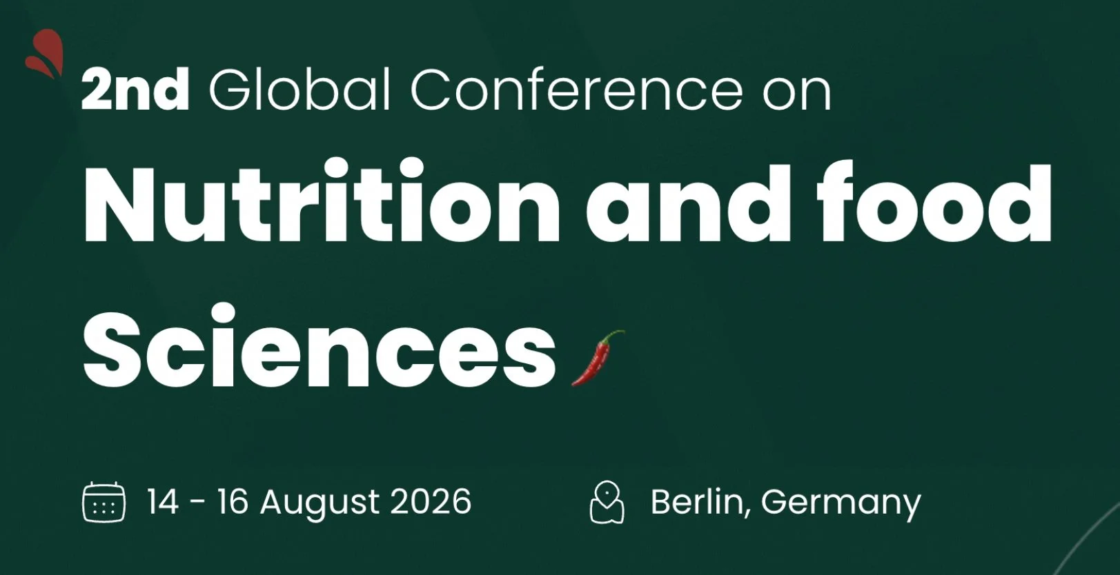 2nd Global Conference on Nutrition and Food Sciences (FOODCONF)