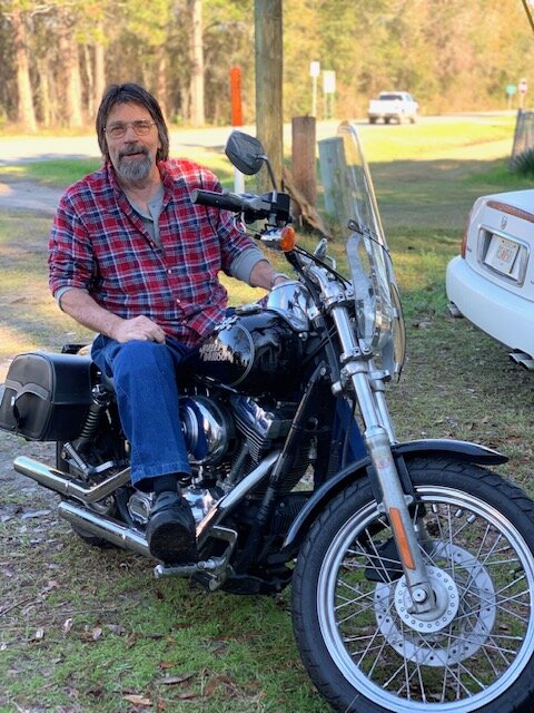  Sidney and his Harley! 