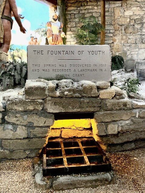  We all had a sip of sulfur water from the Fountain of Youth. Hopefully, it works! 