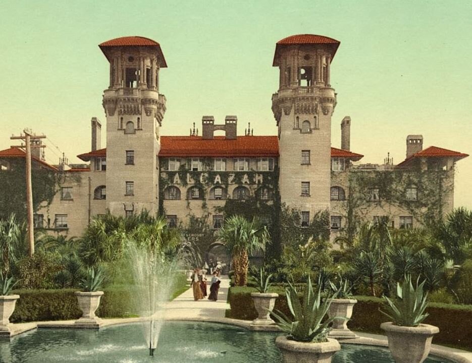 The Alcazar Hotel built as an overflow hotel to the Ponce de Leon across the street.  