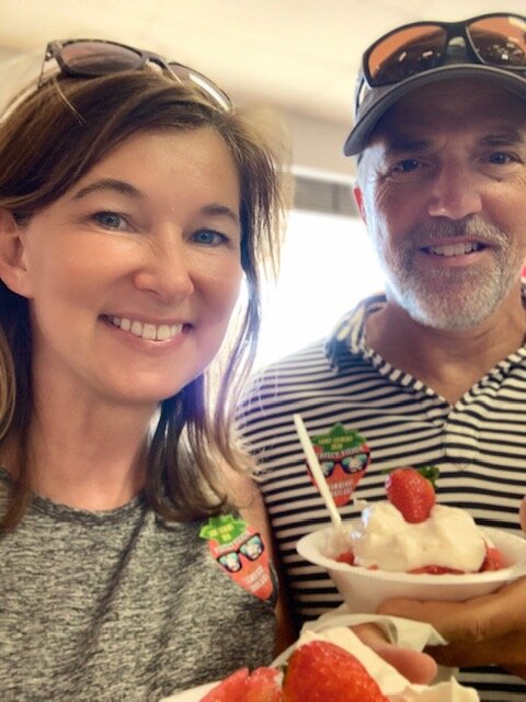  You cannot go to the Strawberry Festival and not partake in the signature dish, strawberry shortcake! 🍓 