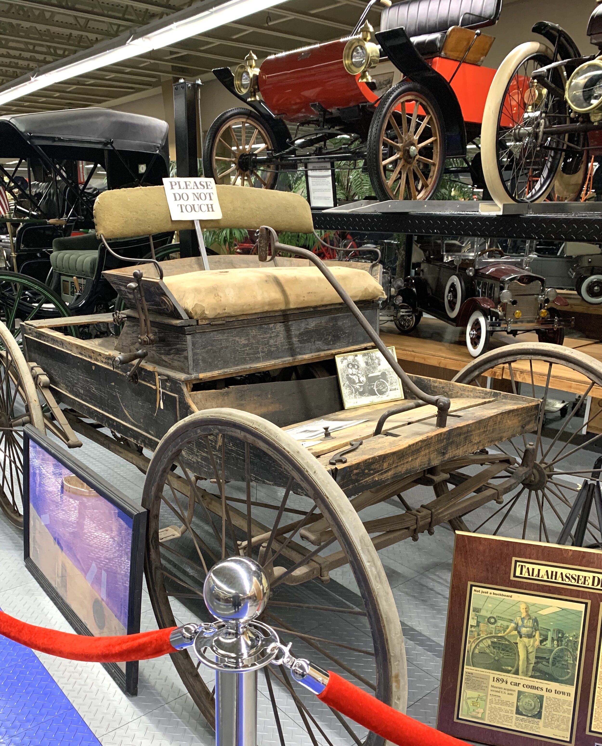  The Tallassee Auto Museum displayed over 190 autos from Devoe Moore’s collection. This one is his most prized. He doesn’t tell  exactly  how much he paid for it, but antique collectors know he traded 10 other cars for it, valuing approximately one m