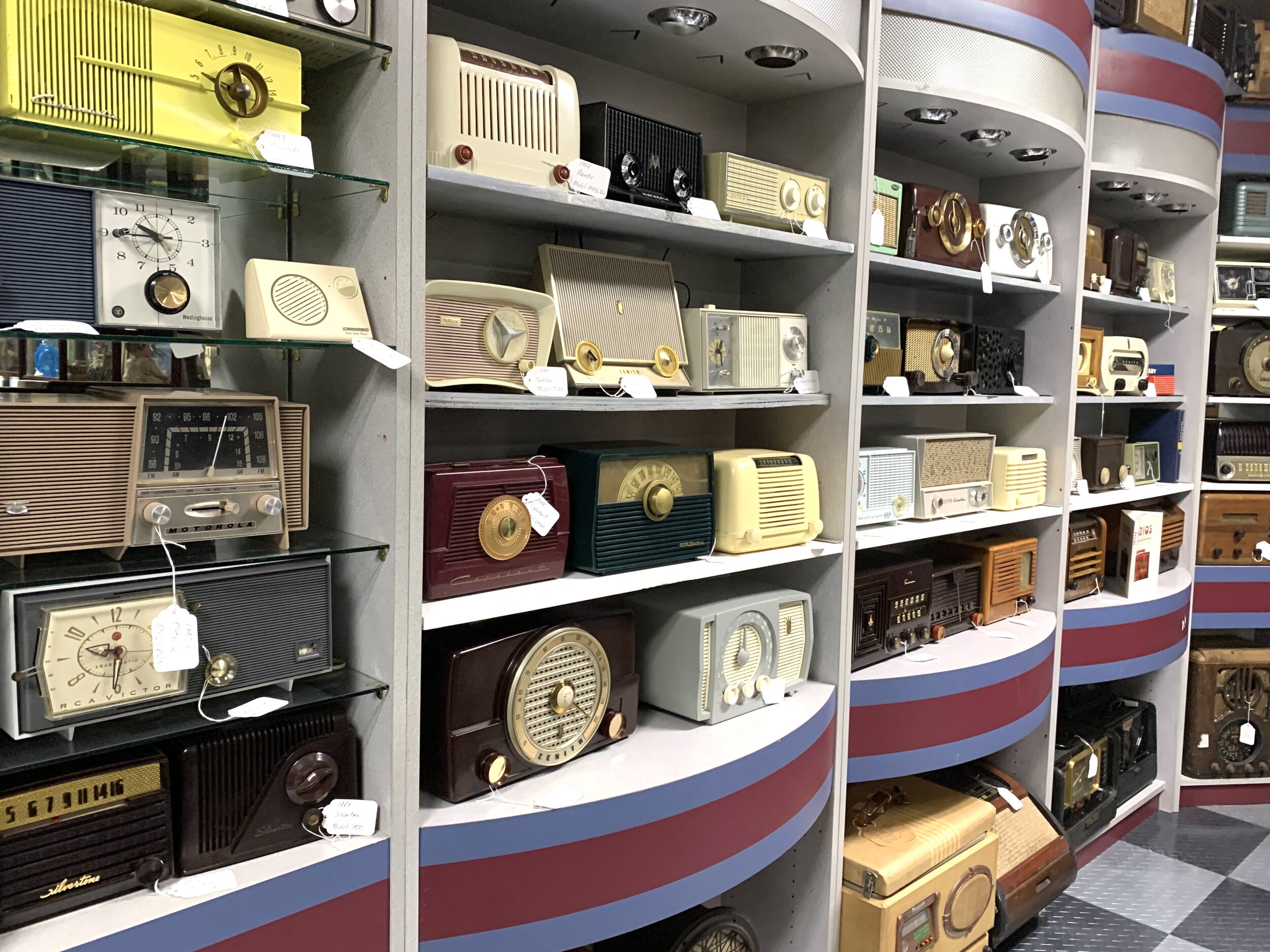  Part of the radio collection.  