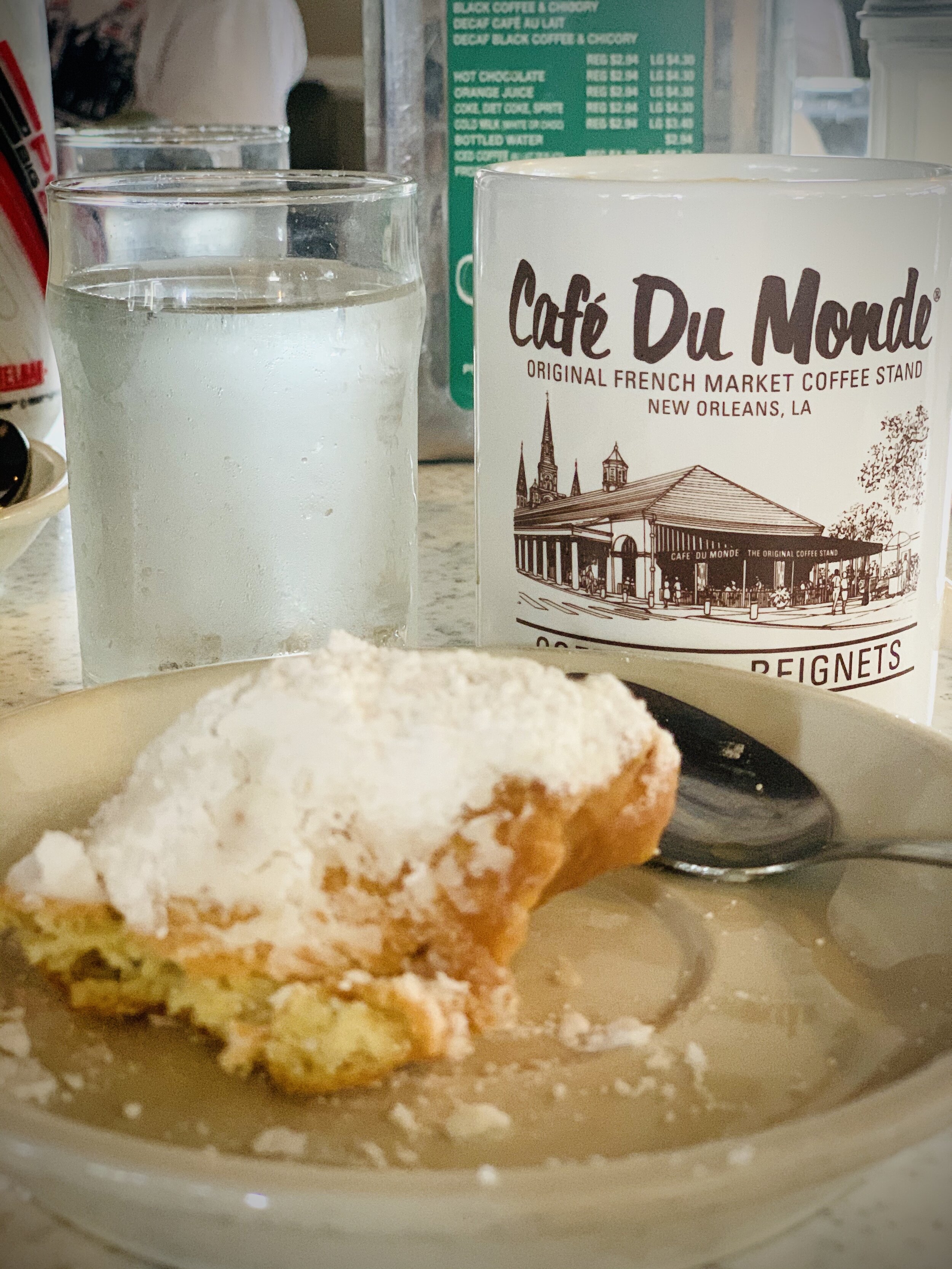  Always a New Orleans Tradition, coffee and beignets.  