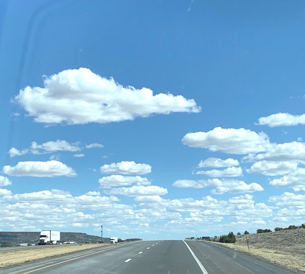  The clouds in Albuquerque, New Mexico reminded me of the Toy Story movies. 