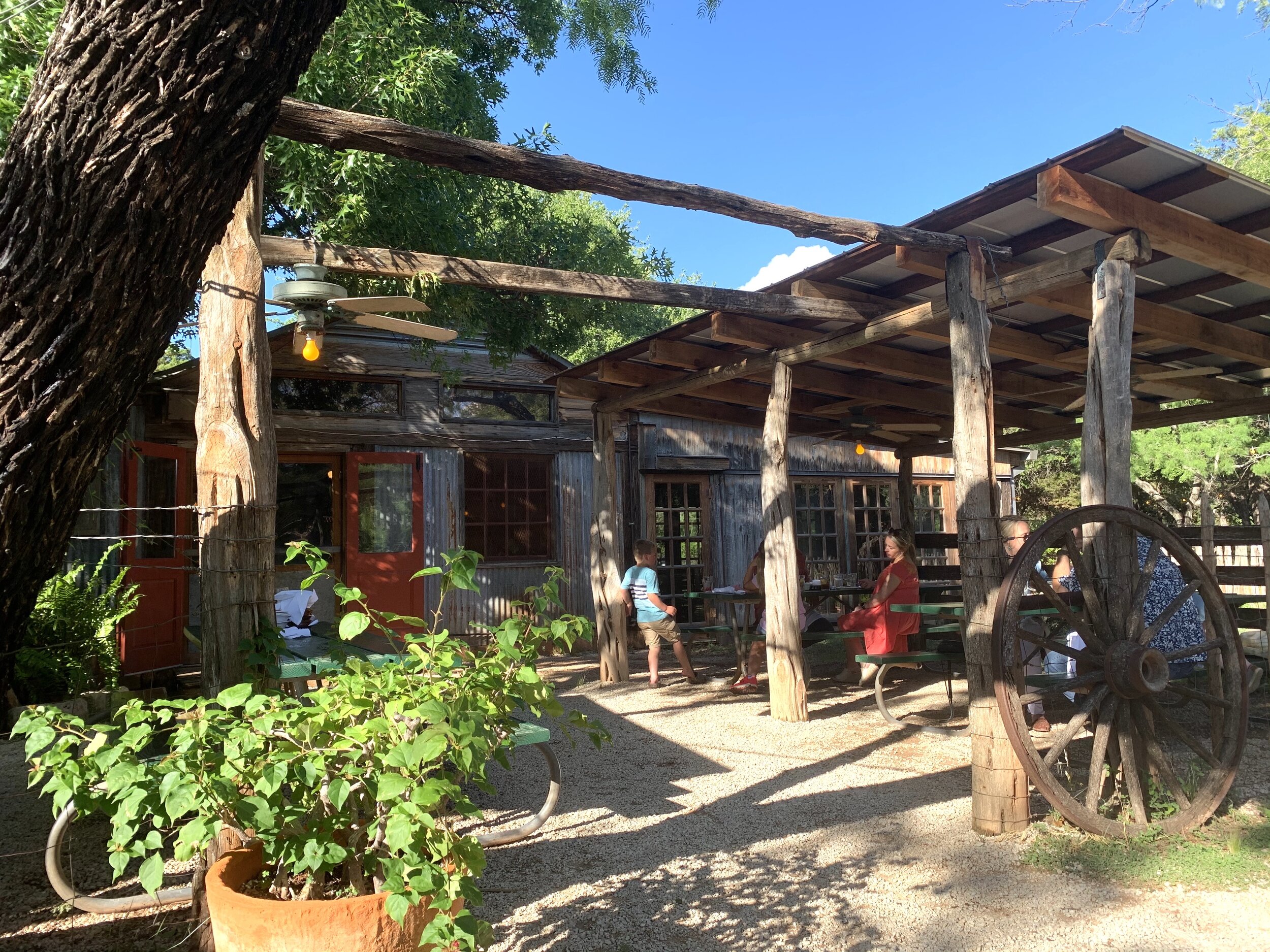  Nothing is better than an unexpected, wonderful experience. One evening we planned to venture to a local BBQ joint on the outskirts of Abilene, Texas. Along the way, we found   Perini Ranch   restaurant in Buffalo Gap, Texas. It was in the middle of