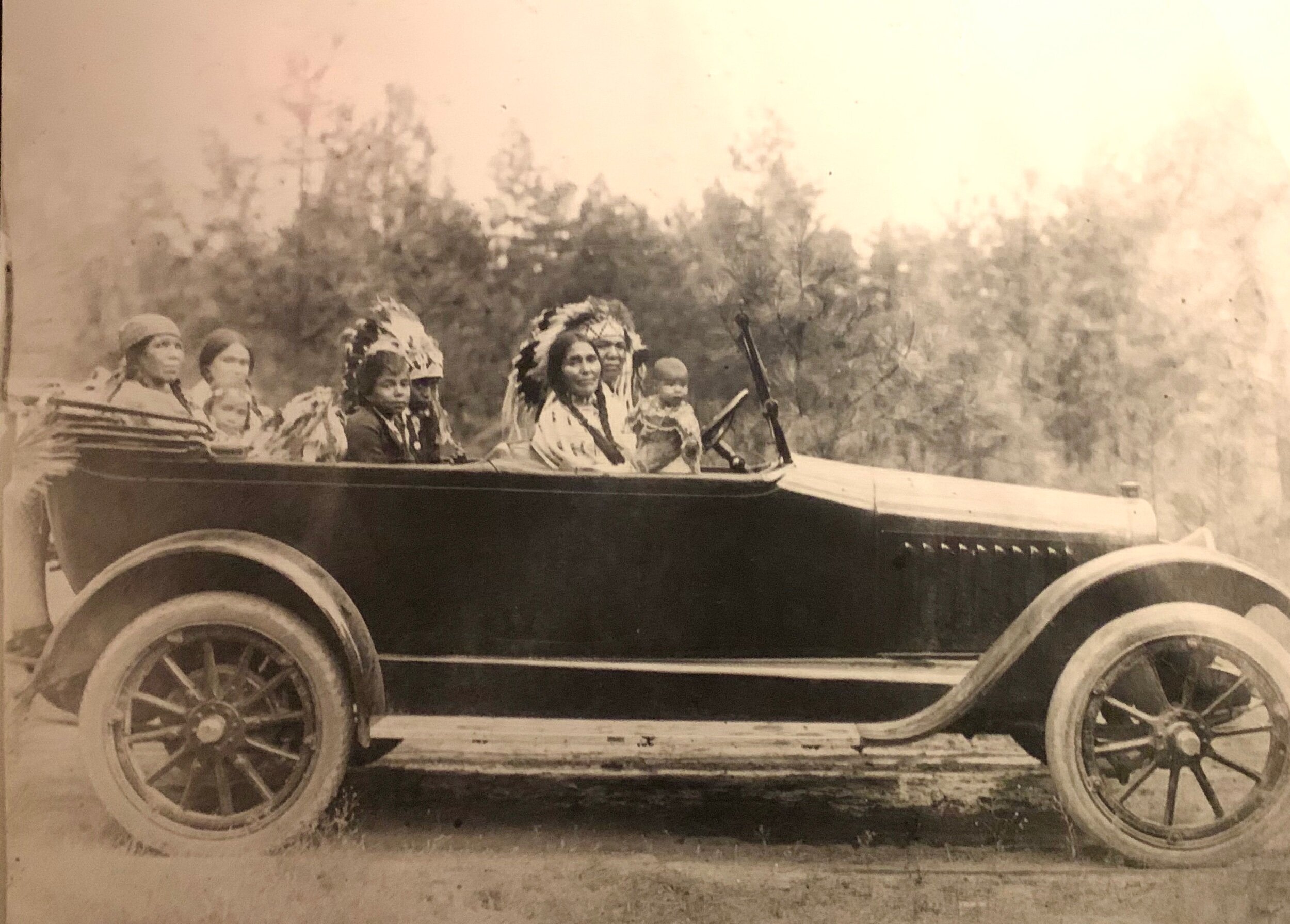  The High Desert Museum largely featured the Native Americans of this area.  I found this photo and caption especially interesting, perhaps because I never saw an Indian Chief driving an automobile.  Early twentieth-century photographers often placed