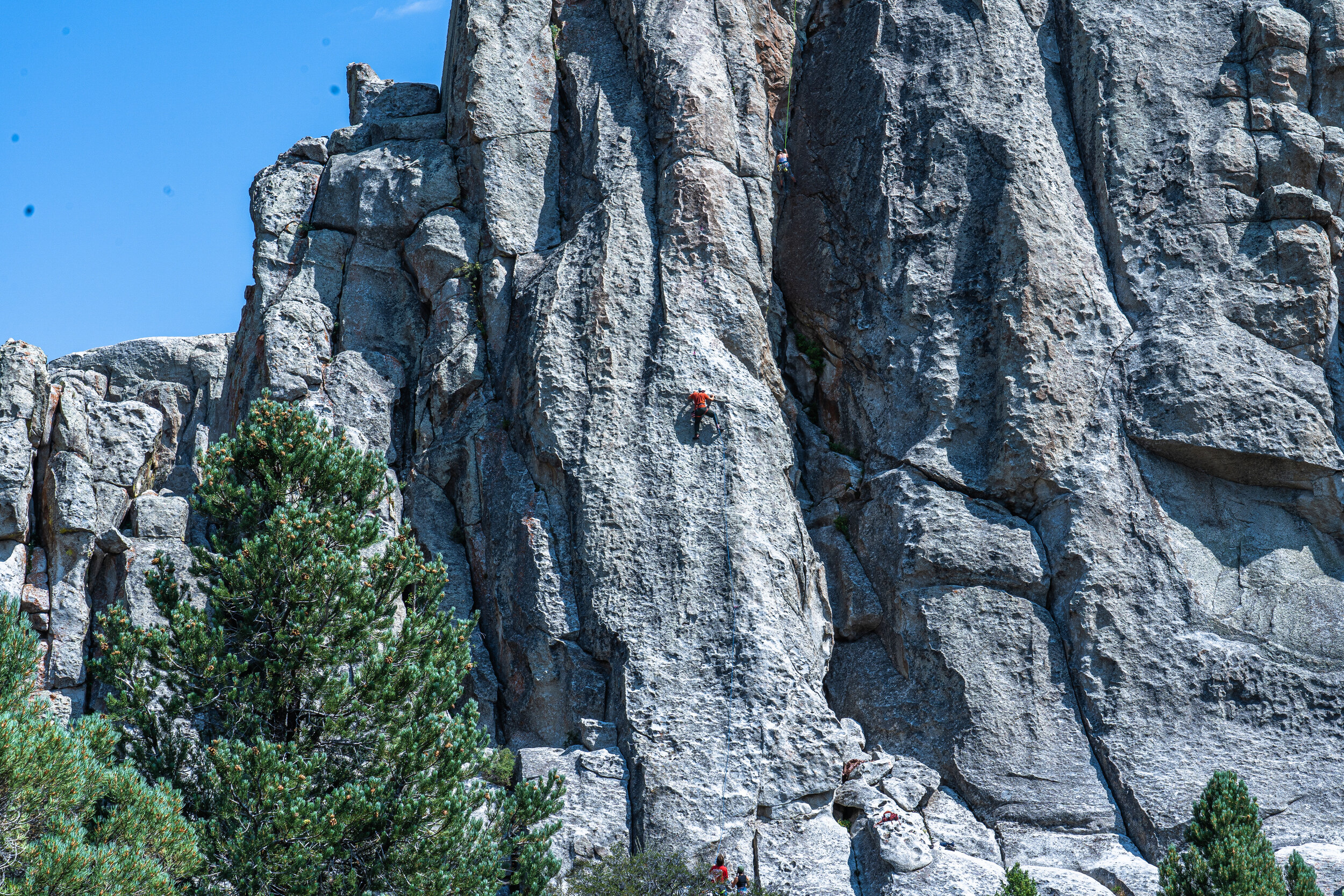  The rock climbers were also enjoying the day at City of Rocks. 