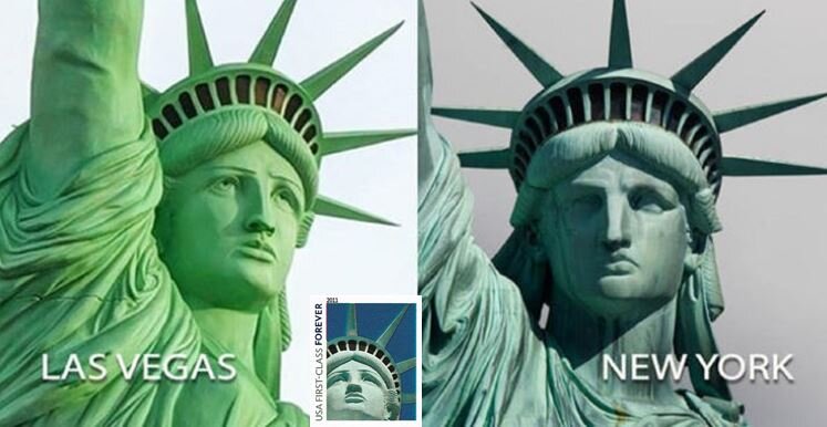     Our blog would not be complete without a factoid!&nbsp;Outside of&nbsp; New York-New York Hotel and Casino  in Las Vegas ,  there is a sculptured replica of the Statue of Liberty. The artist, Robert Davidson, made $233K for the creation of the st