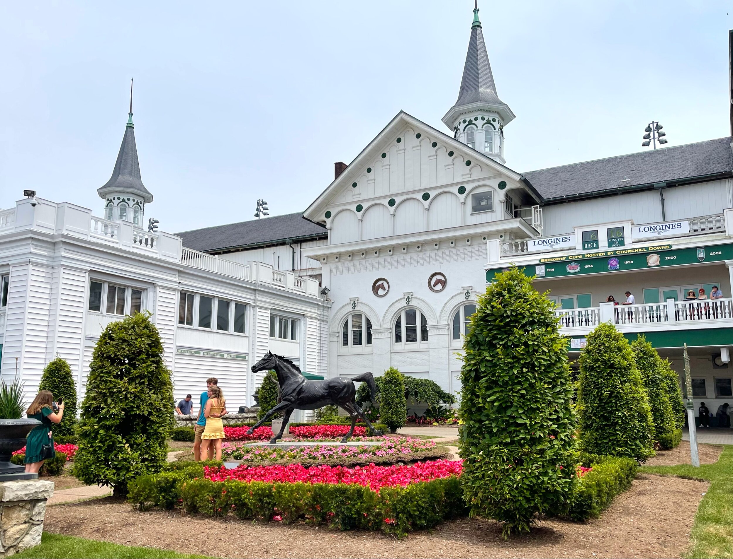  If you're not familiar,  Churchill Downs  is the horse racing complex in Louisville, Kentucky, famed for hosting the annual  Kentucky Derby . The Kentucky Derby is known as  The Most Exciting Two Minutes in Sports    and is the oldest continuously h