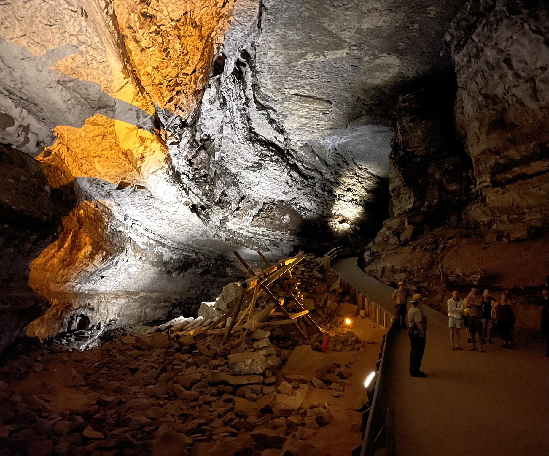   Some chambers in the cave system are enormous, with the tallest room reaching 192 feet tall.  