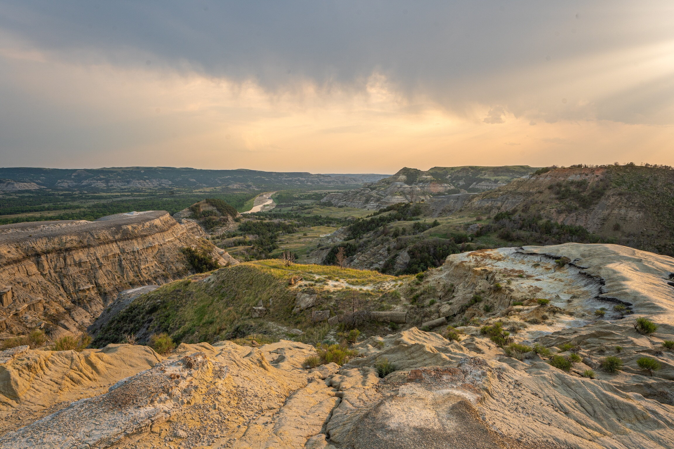   Theodore Roosevelt National Park.  Teddy Roosevelt came from New York to the badlands of North Dakota in 1883 for a time of restoration after a series of tragic personal events, namely the death of his mother and his wife on the same day. He ranche