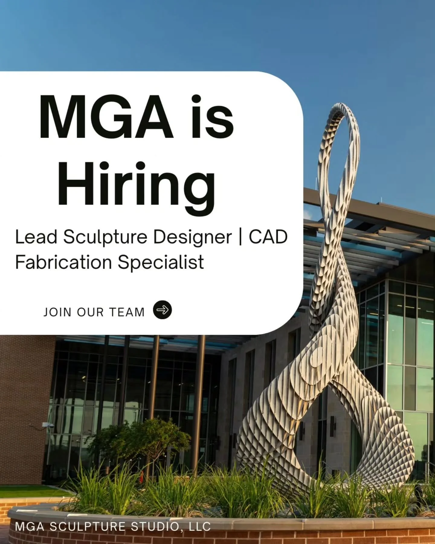 MGA Sculpture Studio is seeking a Lead Sculpture Designer | CAD Fabrication Specialist to transform sculptural concepts into fabrication-ready CAD files for water-jet cutting and physical assembly.
This is NOT a concept-only design role. This is a ha