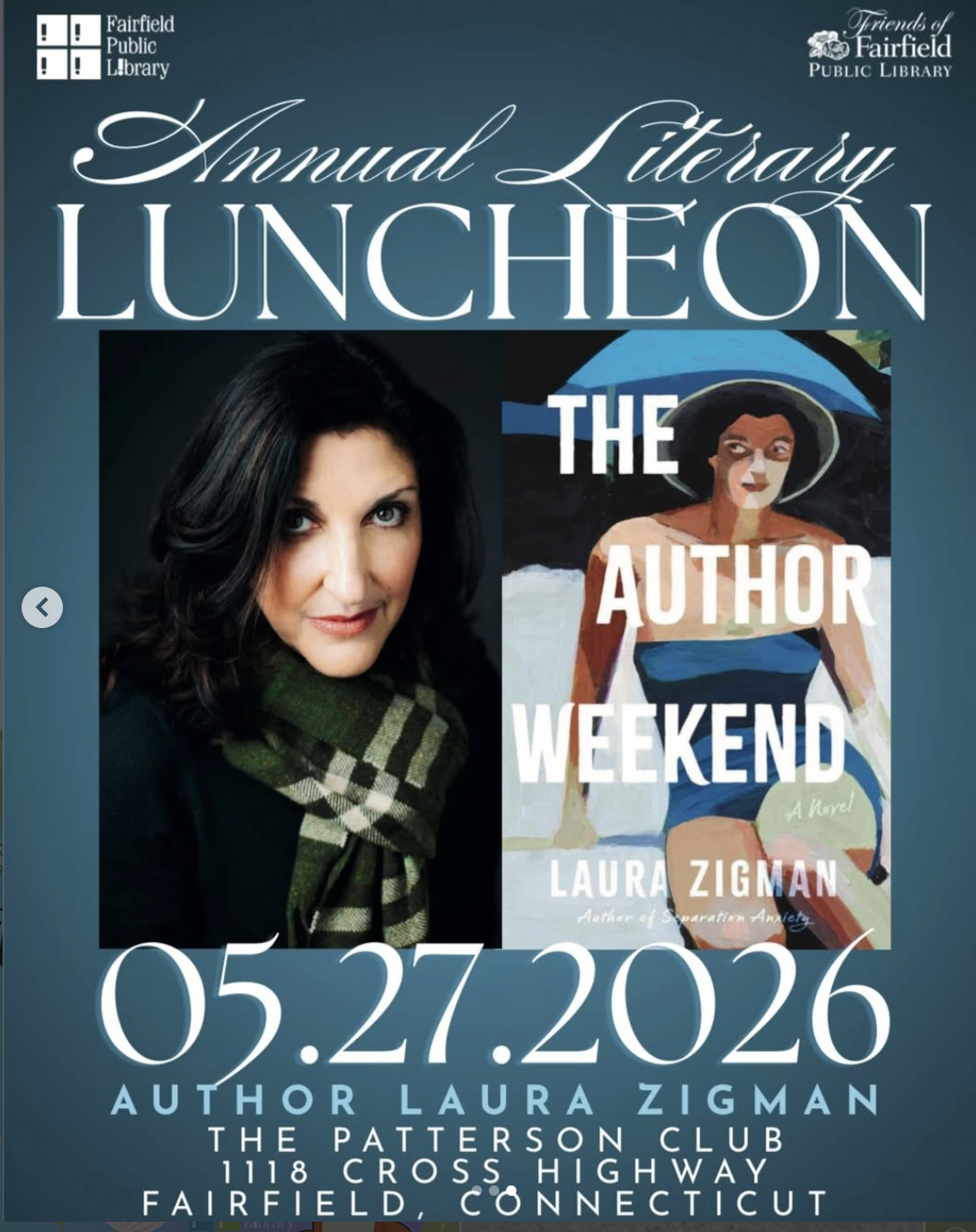 FAIRFIELD LIBRARY LUNCHEON, Fairfield, CT