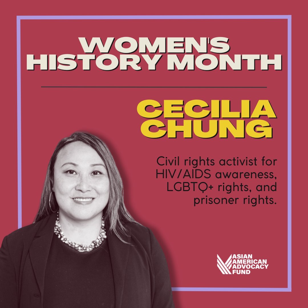 In our continued celebration of inspirational Asian American women during Women&rsquo;s History Month, we are highlighting Cecilia Chung today. Cecilia Chung is a Hong Kong-American activist who lives her life as a trans woman and passionately advoca