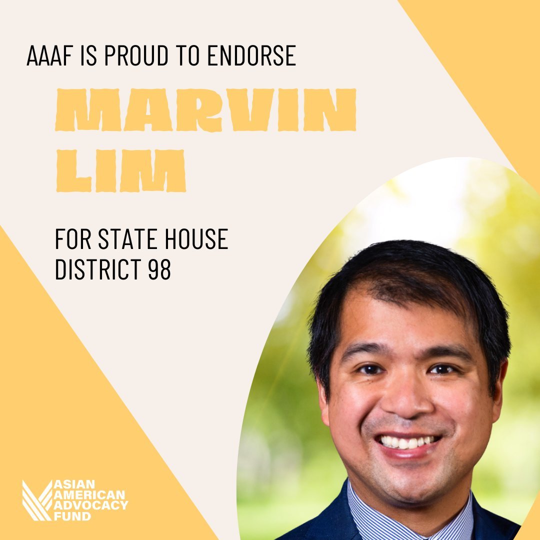 ✨Vote by May 21 for Marvin Lim for State House District 98.

Representative Lim is an immigrant from the Philippines, who has worked as a civil rights and securities attorney, with organizations like the ACLU and the Giffords Law Center to Prevent Gu