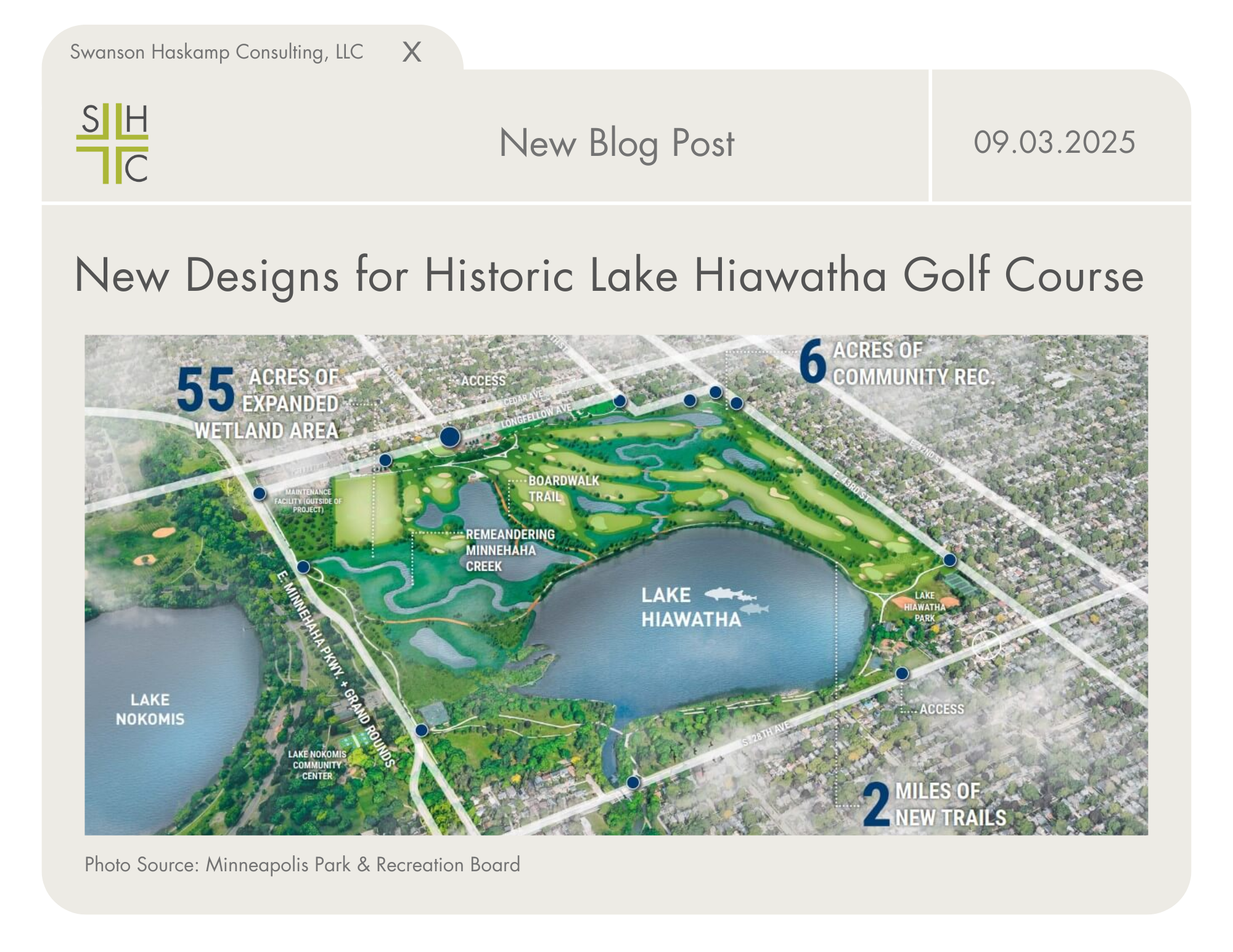 New Designs for Historic Lake Hiawatha Golf Course
