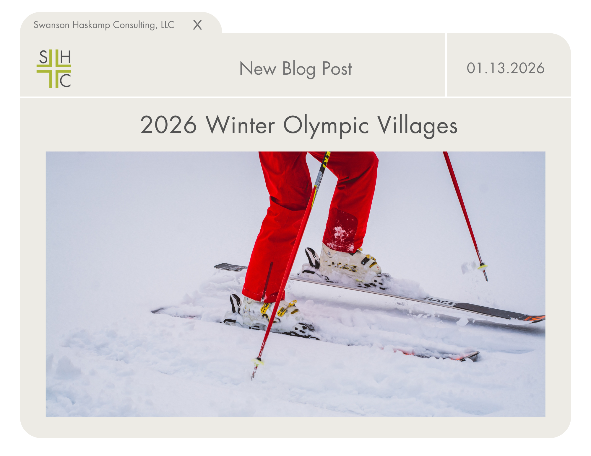 2026 Winter Olympic Villages
