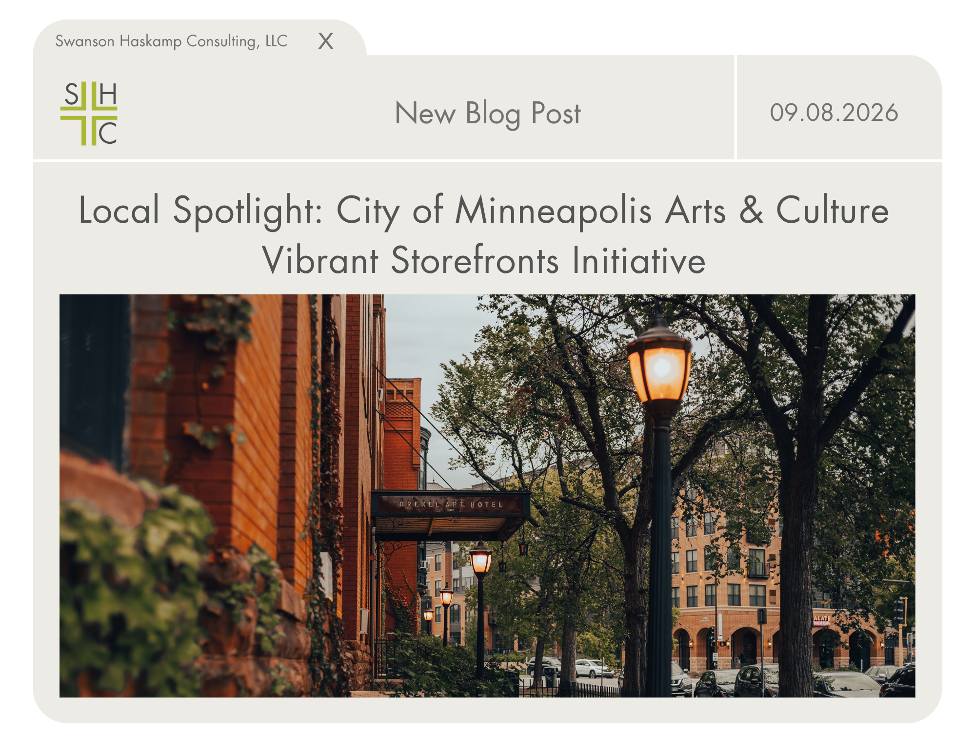Local Spotlight - Vibrant Store Fronts