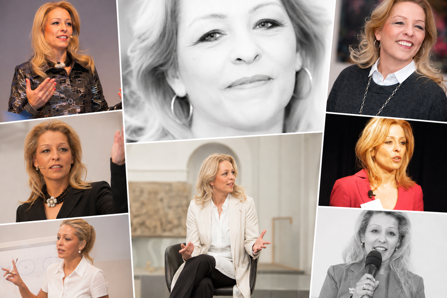 Executive Speakerin Ursula Koller in Vorträgen und Moderationen.