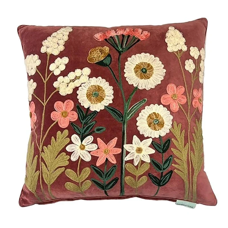 [CU25105] Winslow Velvet Cushion  (Rose).jpg