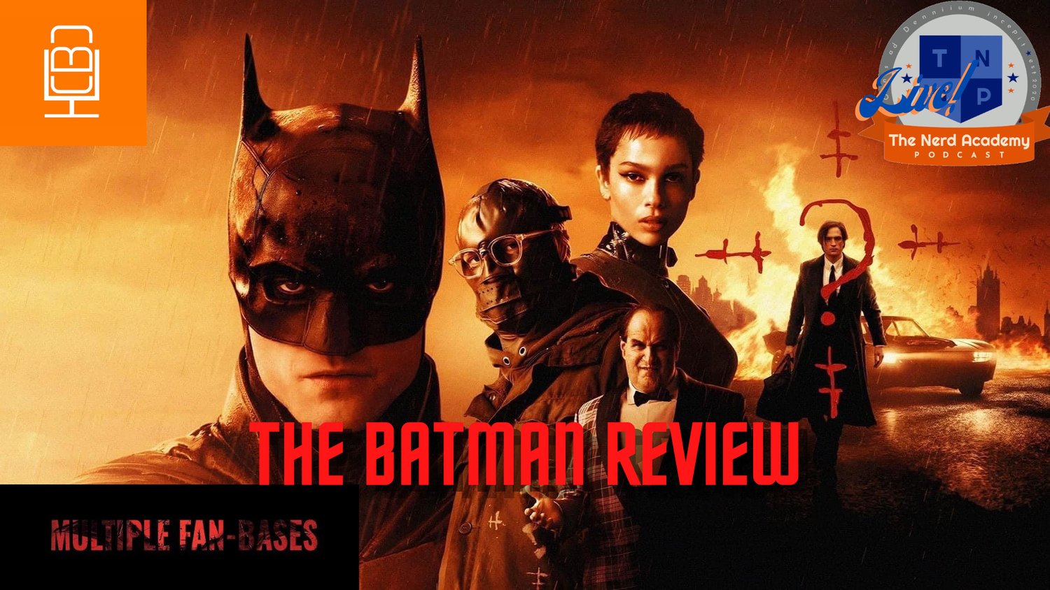 The Batman Review feat. Multiple Fan Bases & ComicBookCast - The Nerd Academy Podcast Ep 113 episode artwork
