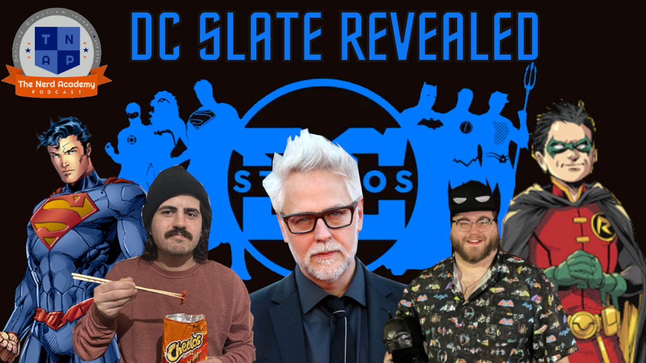 DC Slate Announced  - The Nerd Academy Podcast Ep 138 episode artwork