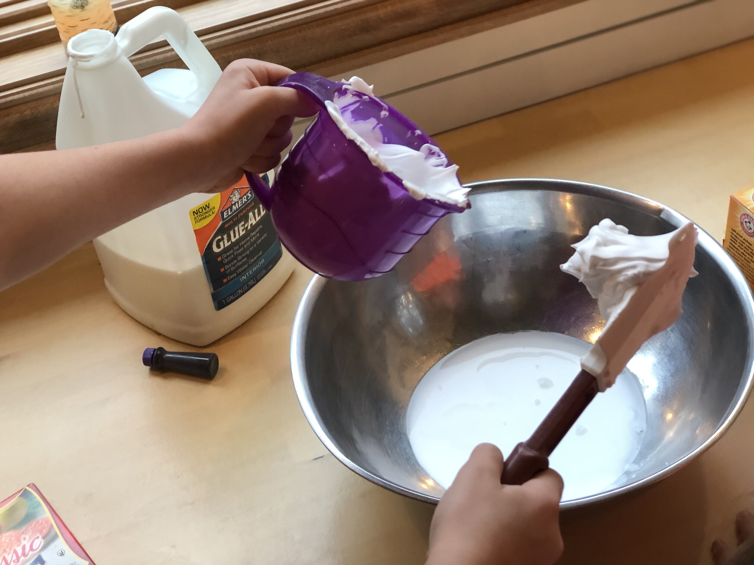 Rainy Day? Make Some Epic Fluffy Slime With Your Kids! — Early Bird Gets  The Ivy