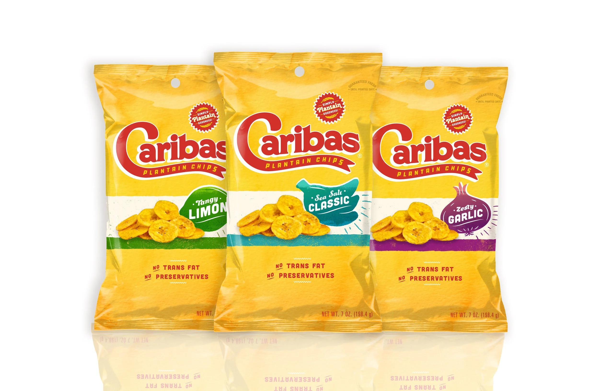 Concept for a plantain chip brand refresh.