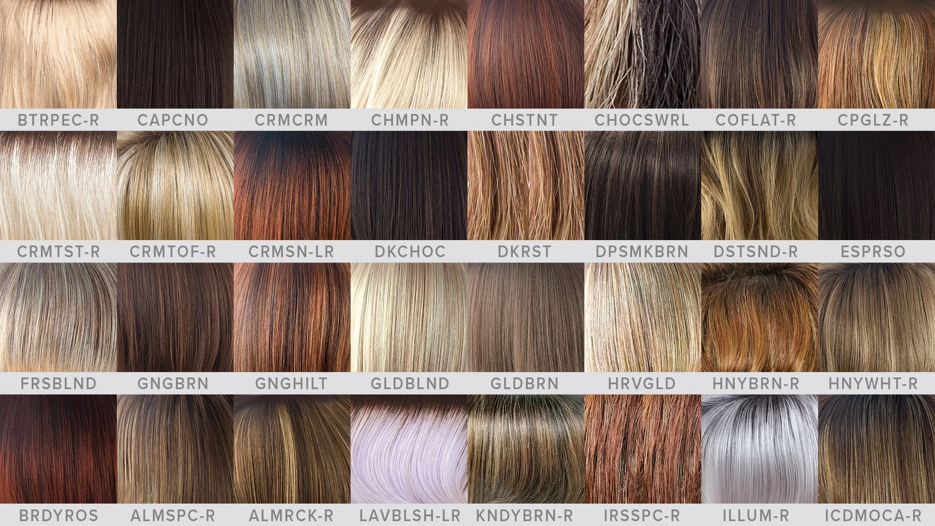 different color shades in the Alva wig by Noriko