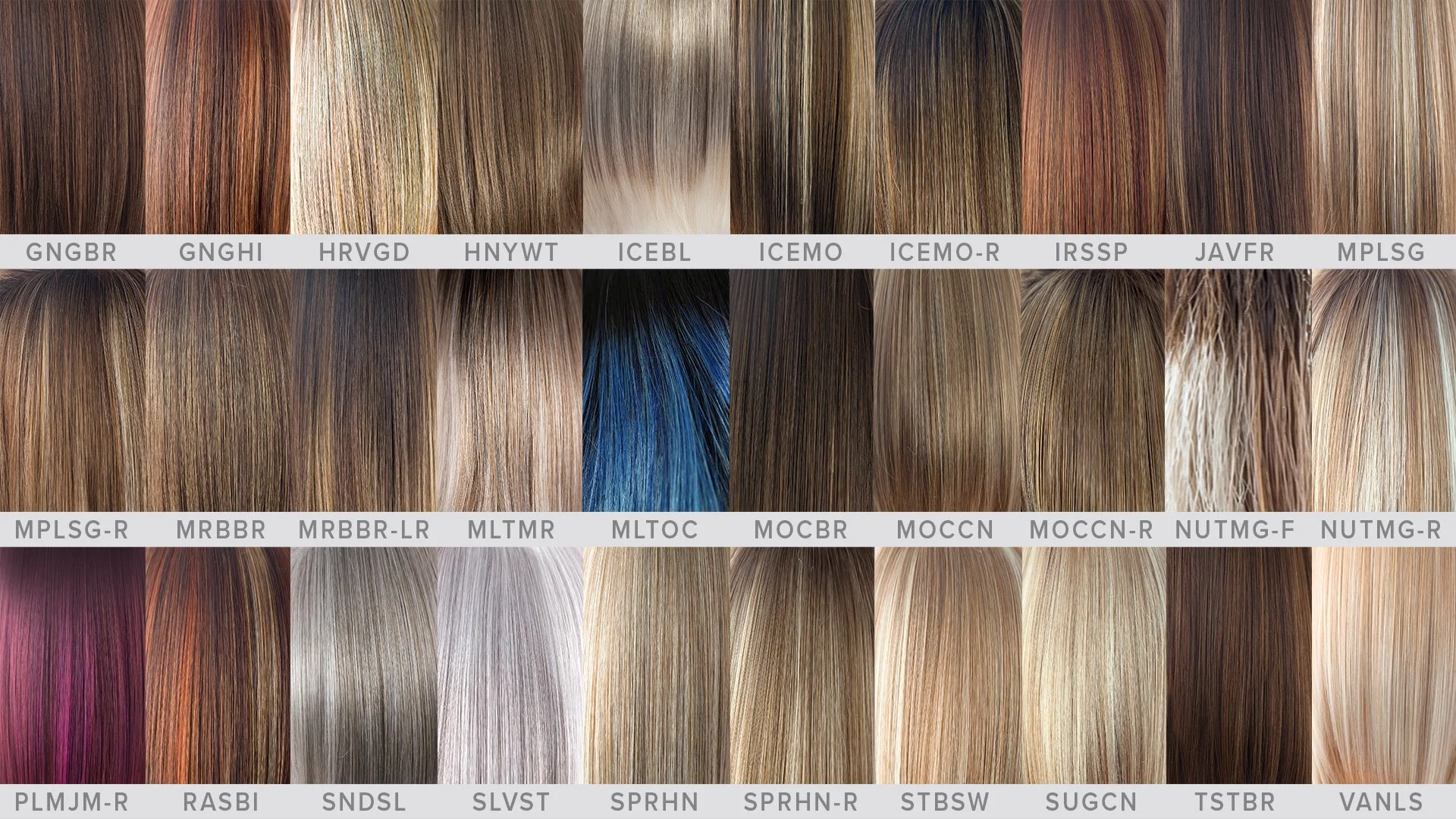 variation of shades of the Cameron wig by Rene of Paris