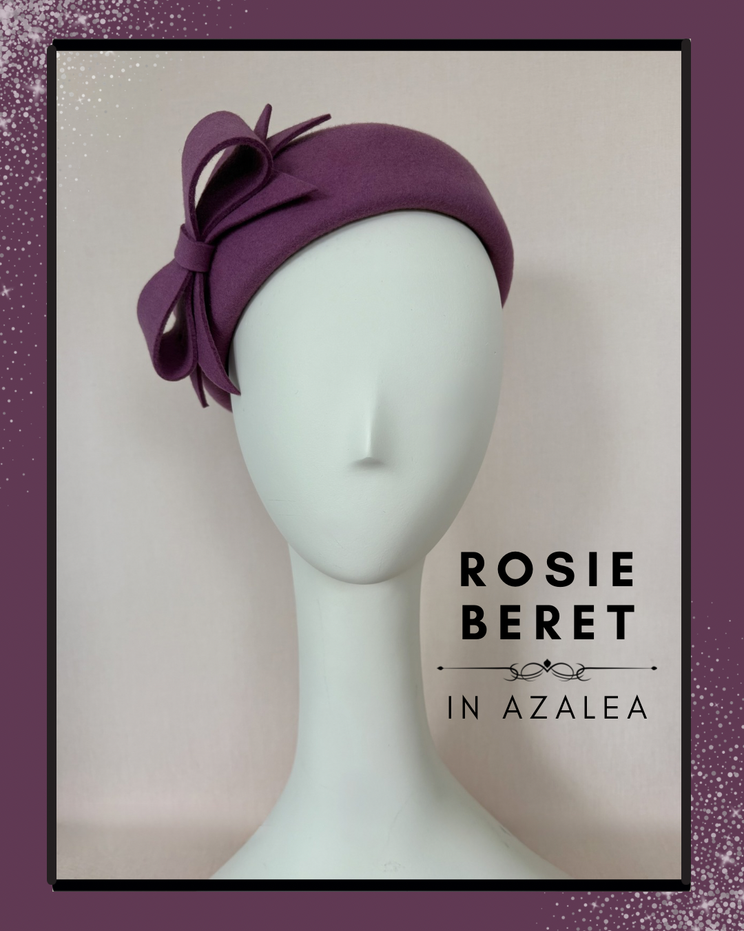 Rosie Beret in Azalea