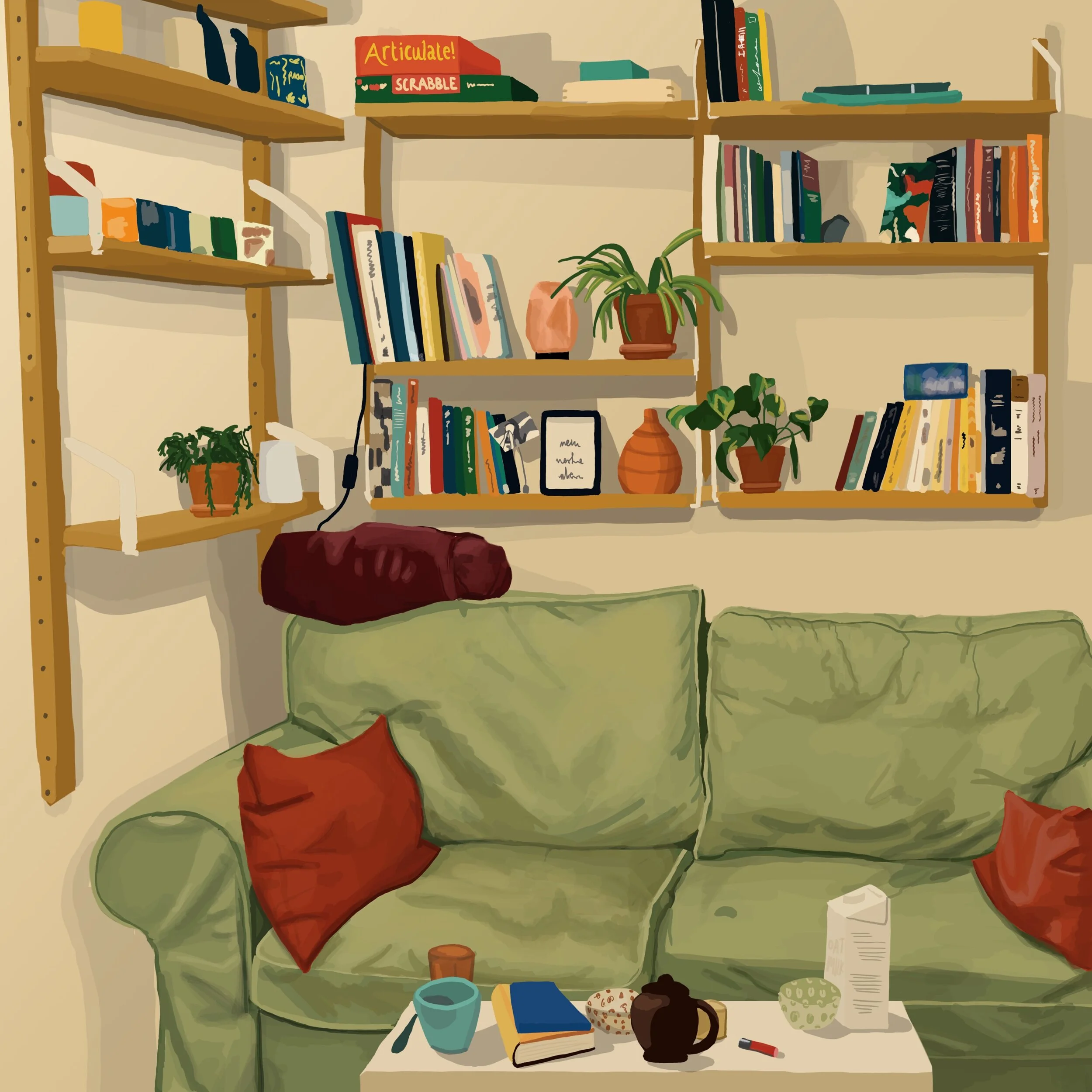 Ella and Sophia's flat