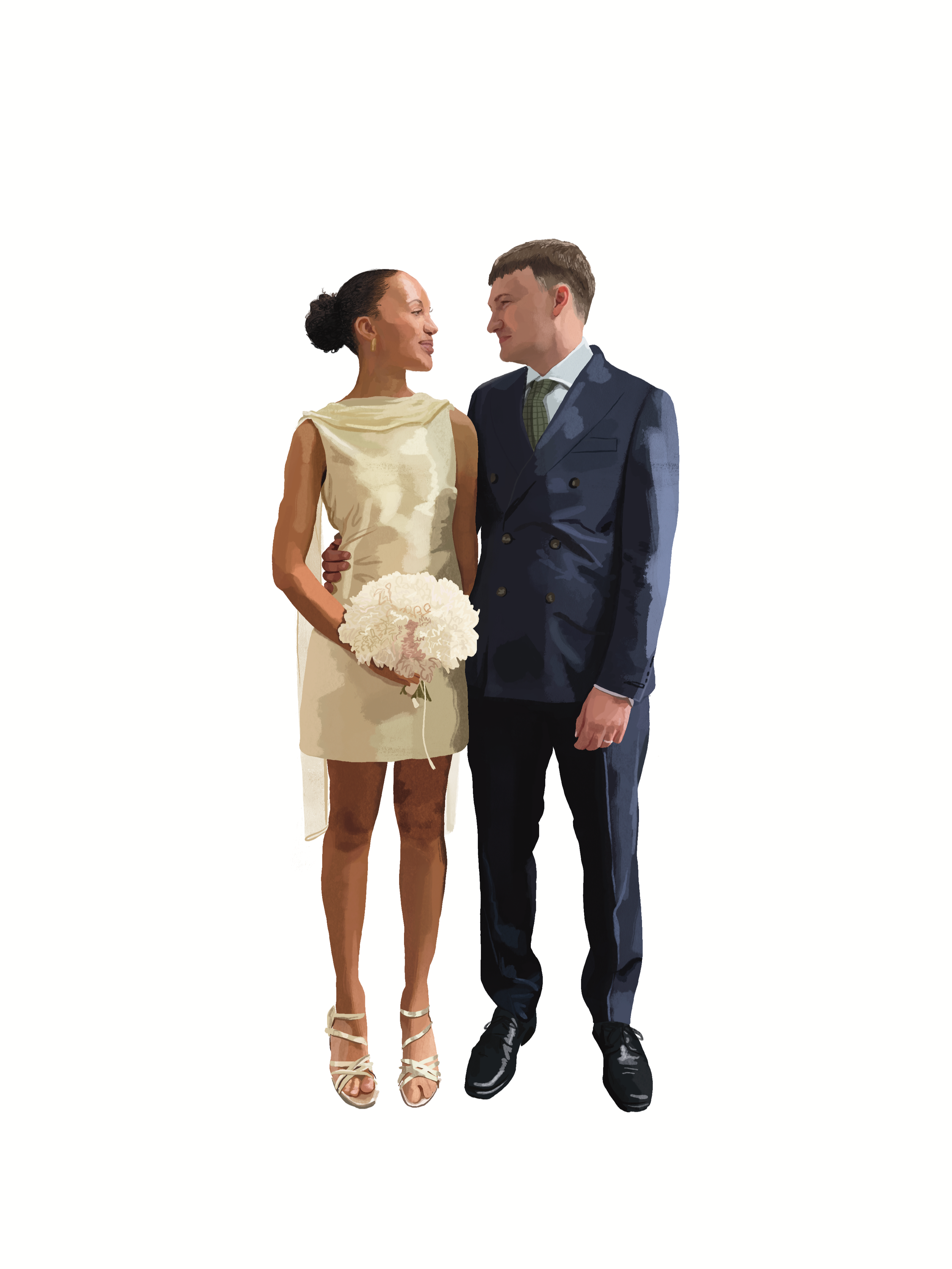 HUSBAND AND WIFE ILLUSTRATION