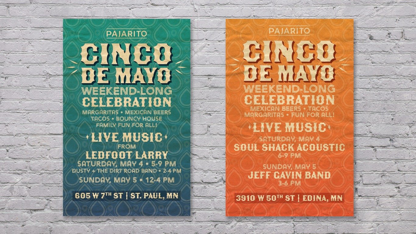 It's almost that time of year again 🪇🌮🪅 Save the date for our upcoming Cinco de Mayo Celebration(s)! We're hosting TWO weekend-long parties on Saturday, May 4 &amp; Sunday, May 5 with margaritas, live music, tacos &amp; fun for the whole family. 
