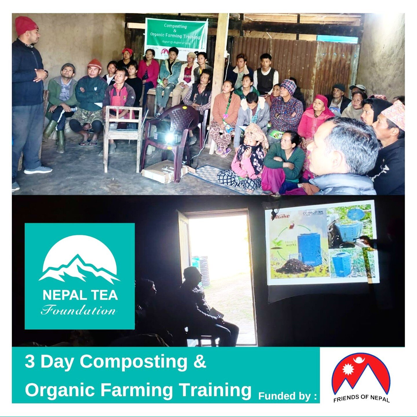 Our organic farming and composting training started today. Today we discussed about Organic waste, , Composting, Benefits of composting, Organic fertilizers.
 
Keshar sir explained about the market opportunities for organic manure to participants. He