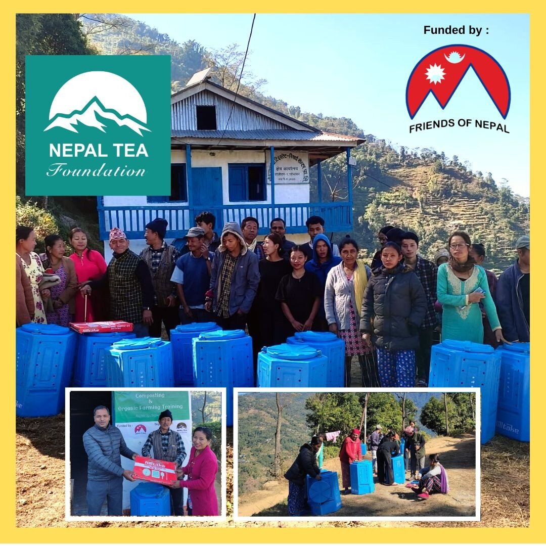 On the third day of composting and organic farming training, we were able to distribute composting bins to training participants in Chankhalaley, Panchthar. 50 participants received their brand new composting bins.
#composting #nepal