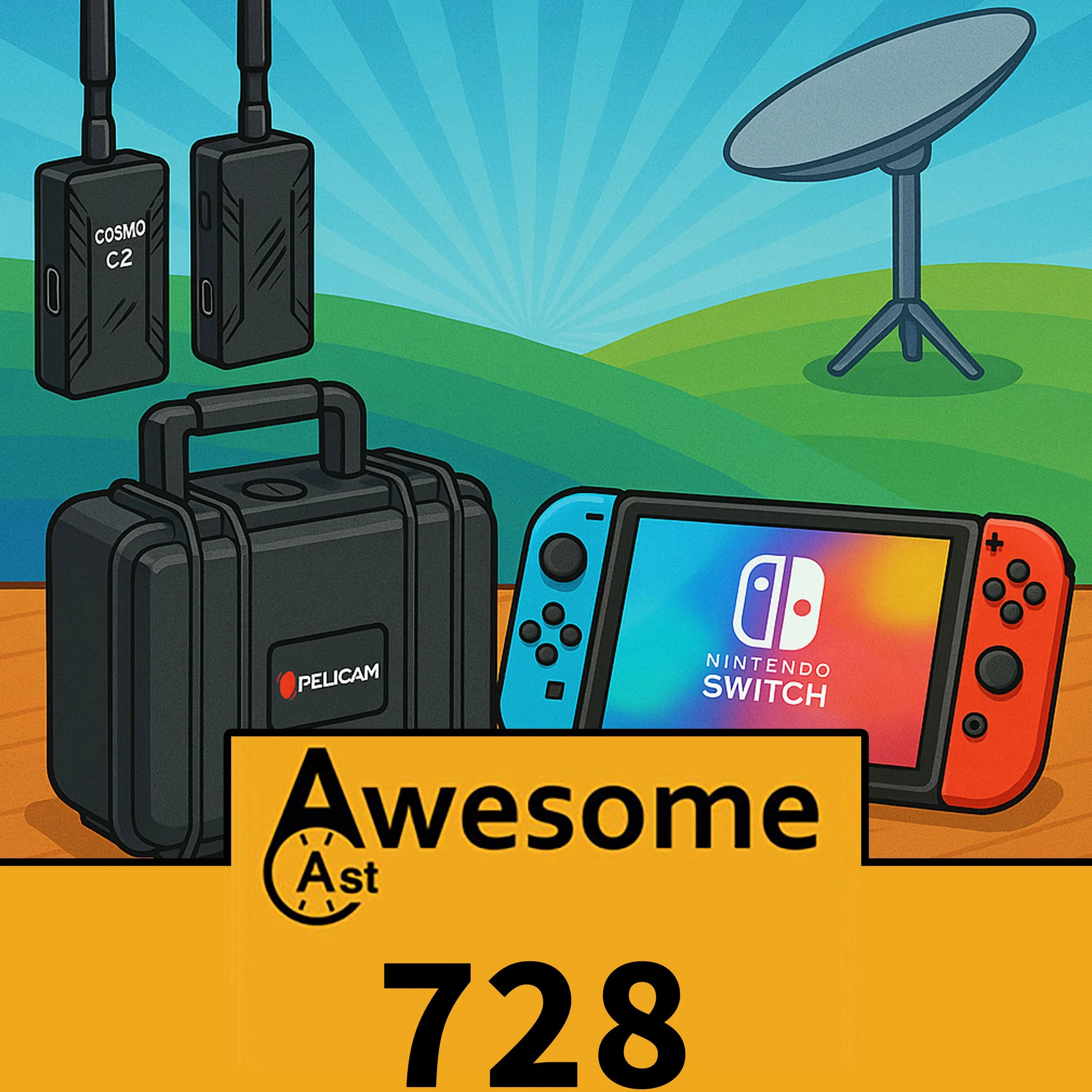 AwesomeCast 728: Switching Gears: Nintendo News & High-Tech Travel Chaos