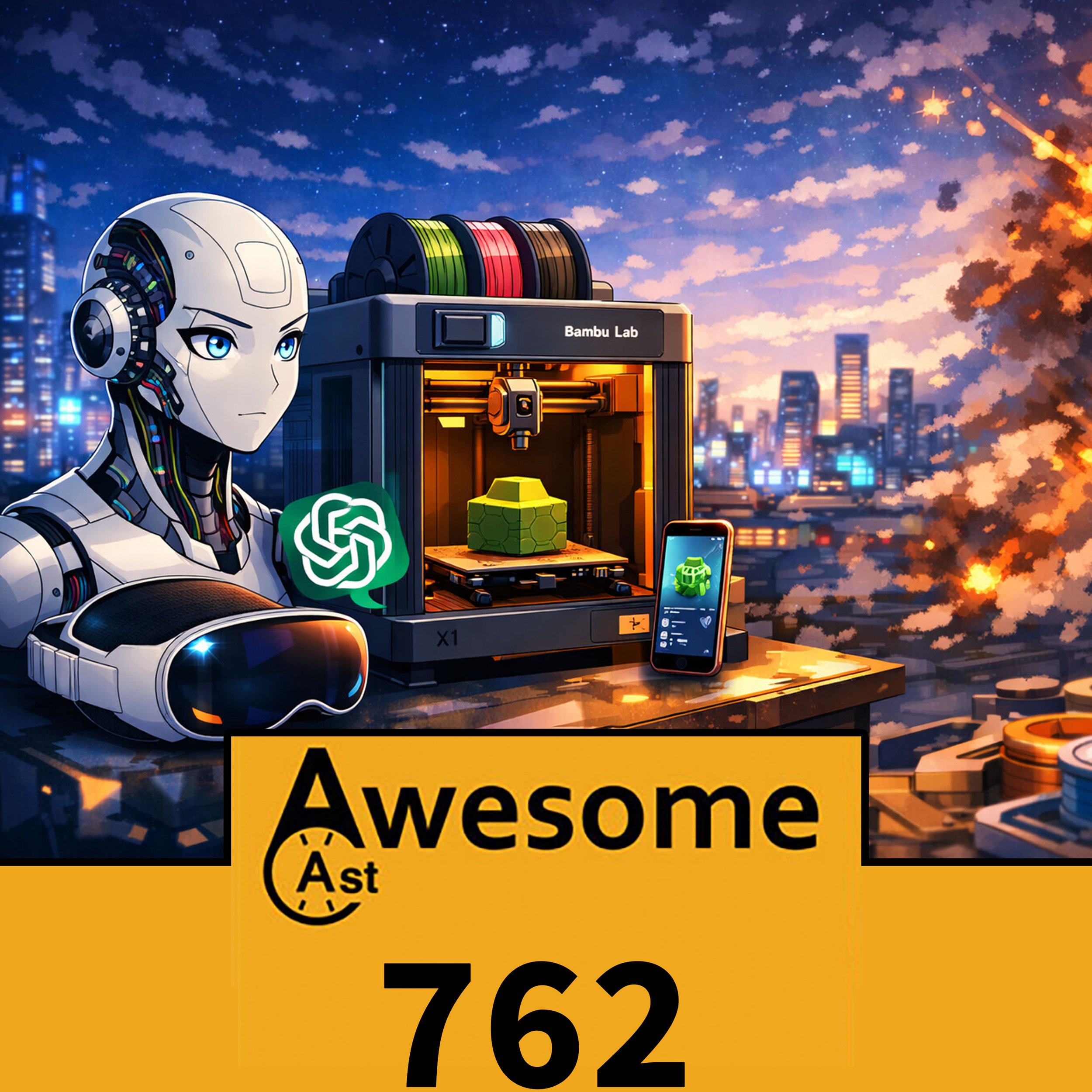 AwesomeCast 762: 2025 Predictions on AI, 3D Printers and more! 
