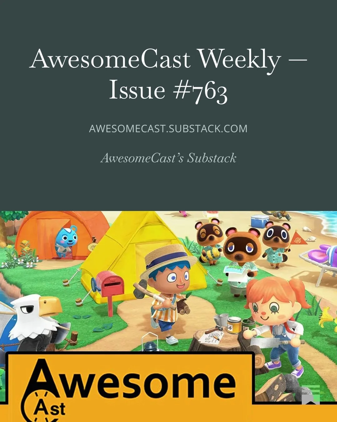 📰 AwesomeCast Weekly is live &mdash; the newsletter version of this week&rsquo;s podcast!

Extra context, links, and highlights on Nintendo Switch 2, Animal Crossing&rsquo;s comeback, and CES tech.

👉 Read it here:
https://open.substack.com/pub/awe