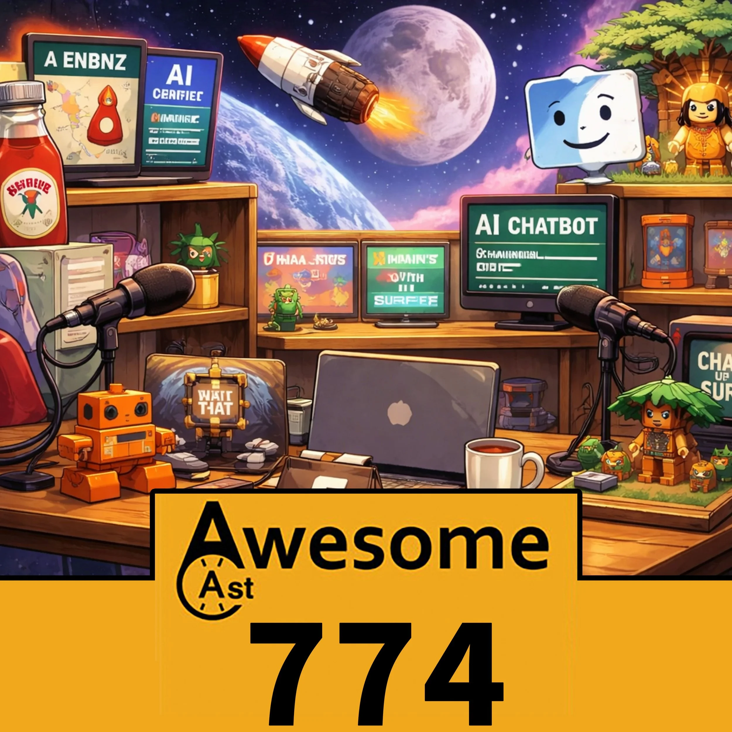 AwesomeCast 774: Artemis II Moon Mission, AI Chatbot Risks, Apple TikTok &amp; LEGO Zelda