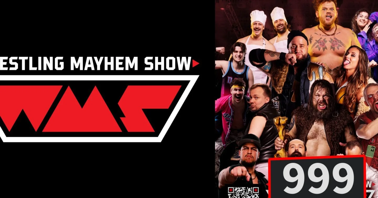 Wrestling Mayhem Show 999: April Fools Eve

https://www.wrestlingmayhemshow.com/wrestling-mayhem-show-999-april-fools-eve/