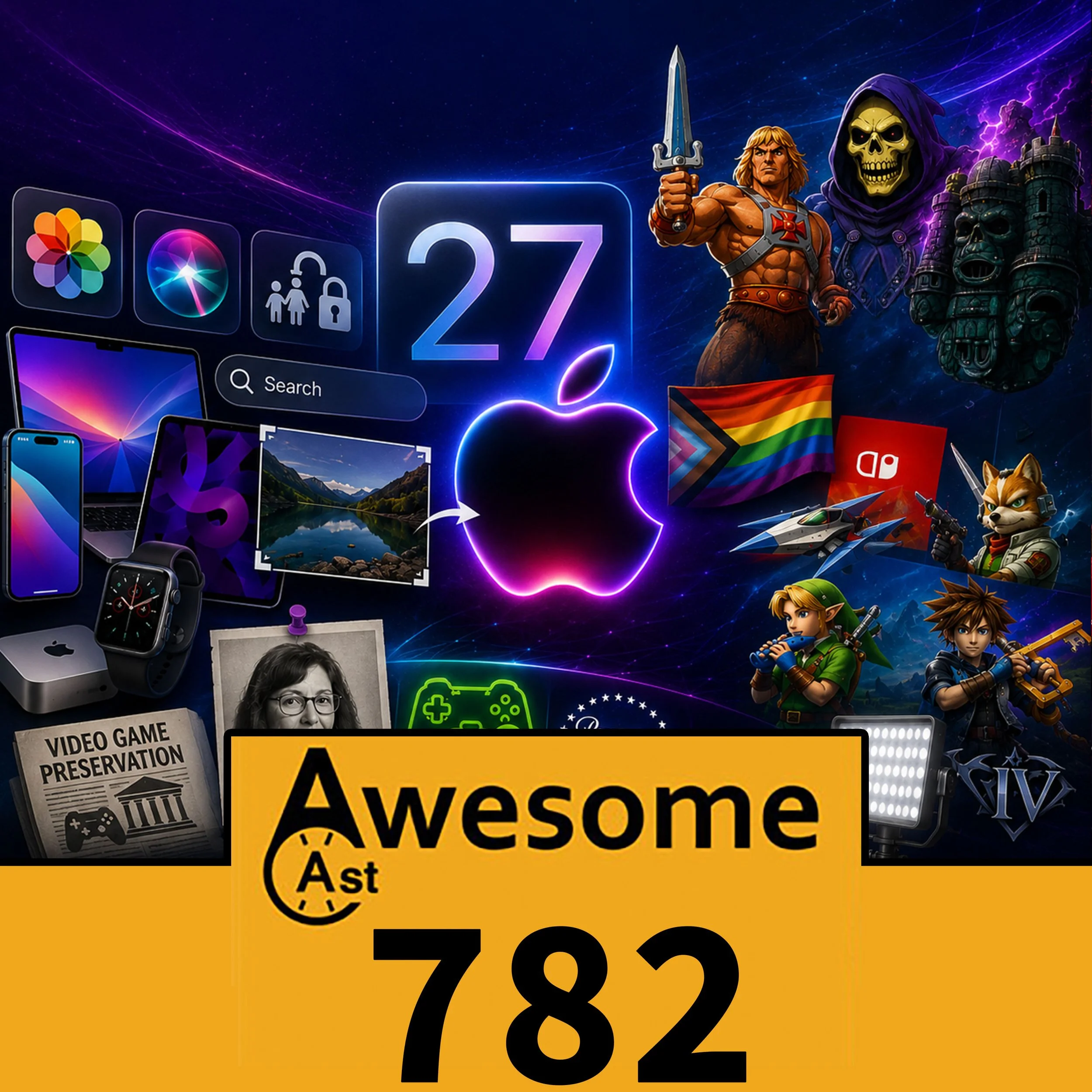 AwesomeCast 782: Apple WWDC AI, He-Man Movie Reactions &amp; Nintendo Classics Return 